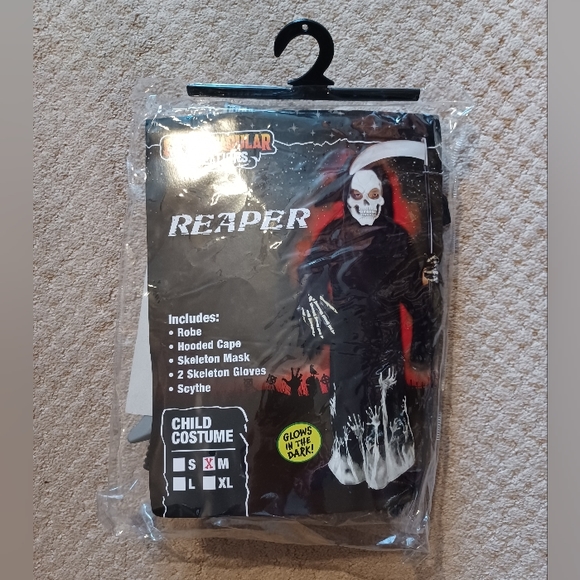 Child's Reaper Costume (Medium/8-10) - Picture 9 of 10